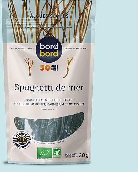 Spaghetti de mer bio déshydraté Bord à bord