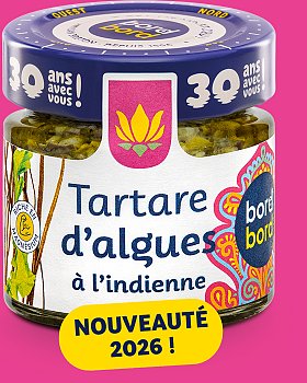 Le tartare d'algues à l'indienne