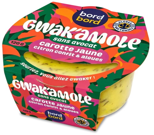 Package GWAK'AMOLE carotte jaune au citron confit